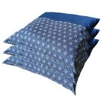 座布団カバー 55 59 ３枚組 しじら麻 