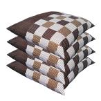 座布団カバー 55 59 ４枚組 しじら格�