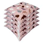 座布団カバー 55 59 ５枚組 ネコ 約５