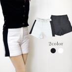 ゴルフウェア レディース 韓国 ショートパンツ 中綿 パディング バイカラー おしゃれ 冬 秋冬 ゴルフウエア ゴルフ ウエア パンツ
