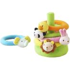 エド・インター ふわふわなげっこ 輪投げ 知育玩具 1歳から ベビー おもちゃ 布製 指先遊び 誕生日プレゼント 811207 C7091-020