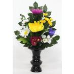 水上約27cm 造花 お供花 仏花 お供え花 仏壇花 お仏壇用に びしゃく付きＥ 花添Ｅ 1本　K-0120