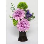 全長約20cm　花器付き 造花 お供花 仏花 お供え花 仏壇花 お仏壇用に アレンジ花 1本 K-1155