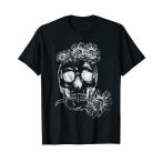 Yellow Bandana Cute Sunflower Skull Hippie T shirt TShirt