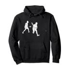 Silhouette Squash Player Racket Ball Racquet Tennis Lover Pullover Hoodie