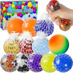 Max Fun 12 Pack Sensory Stress Balls Set Fidget Toys Fidgetget Mesh Ball fo