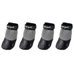 Avaner Dog Socks Outdoor Anti-Slip Waterproof Paw Protector with Adjustable