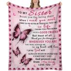 Sister Gifts from Sister Blanket, Birthday Gifts for Sister, Sister Birthda