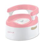 Child Potty Training Chair for Girls (Pink), Handles &amp; Splash Guard - Comfo