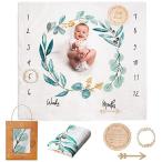 Baby Milestone Blanket | Monthly Milestone Blanket for Baby Boy or Girl, Un
