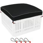 LAOZZ Dog Pen Cover Dog Playpen Cover for Pets,Provide Shade and Security