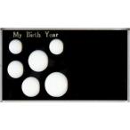 Capital Plastics 4 x 7 Meteor Holder My Birth Year 6-Coin holder including
