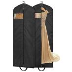 MISSLO 65 Long Garment Bags for Travel Dress Bags Wedding Dress Cover Water