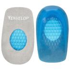  heel cushion insole heel middle bed silicon impact absorption Secret insole red & blue set 2 pair minute 