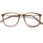 VISOONE Anti Slip TR90 Blue Light Blocking Glasses Size M Eyewear Frame wit