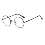 LJCZKA Round Blue Light Blocking Glasses for Men Women Classic Anti Blue Li