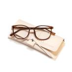 FONHCOO Blue Light Blocking Glasses Fashion Round TR90 Frame Transparent Ey
