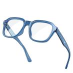 VISOONE TR90 Square Frame Blue Light Blocking Glasses Fashion Computer Eyew