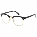 Blue Light Blocking Glasses for Women Men Classic Semi Rimless Fake Nerd An