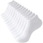 Homos Womens Ankle Socks Athletic Running Low Cut Socks With Tab 6 Pairs