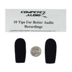 Compete Audio CA945 foam microphone windscreens (microphone covers) (2-pack