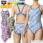 スイム 練習用水着 練習 水着 ガールズ ジュニア女子 トイストーリー ディズニー アリーナ arena タフスーツ DIS-0352WJ スイム 水泳 20fw