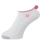 * новый товар * foot Joy * женский *FJSK206 Pro dry короткие носки * белый / розовый *2 пар комплект * Япония стандартный товар *