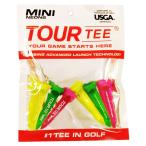 * новый товар *LITE свет *T-491*TOUR TEE MINI Tour чай Mini * neon ( розовый * зеленый * желтый ) Short 6 шт. входит .* Япония стандартный товар *