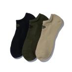 * новый товар *NEW ERA* New Era *14518169 носки Short 3 пара * черный / оливковый / хаки *3 пар комплект * стандартный товар *