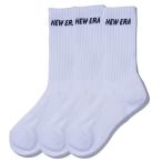 * новый товар *NEW ERA* New Era *14518176 носки 3 пара * белый *3 пар комплект * стандартный товар *