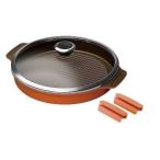  раунд здоровый жаровня 28cm H-RHR28 orange Iris o-yama