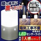 センサーライト 屋外 LED ガーデンライト 乾電池 人感 防雨 防水 照明 ライト スタンド 角型 昼白色 電球色 おしゃれ OSL-MN2K-WS アイリスオーヤマ