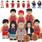 ショッピングダンク スラムダンク レゴ 8体セット レゴミニフィグ ブロック おもちゃ 桜木花道 流川楓 宮城リョータ 桜木 流川 赤木 アニメ グッズ 誕生日 クリスマス プレゼント