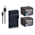 USB充電器 と バッテリー2個セット DC