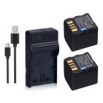 USB充電器 と バッテリー2個セット DC