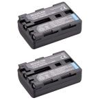 2個 SonyカメラバッテリーNP-FM50互換