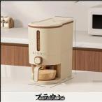 密閉米びつ 米びつ 5kg 10kg ふた付き 大容量 米櫃 ライスストッカー スリム ボタン押しタイプ 残量見える 計量 お米ケース 計量カップ付き 防湿 キッチン用品TE