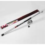 投げ釣りセット ロッド360+ライン付きリール3000 釣竿 リールセット