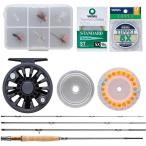  fly рыбалка комплект 9'0"#5bare- Hill Stream current II удилище катушка линия fly combo 