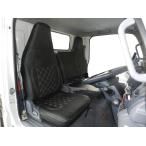 フソウ ブルーテックキャンター 標準車（一体式） フェイクレザーシートカバー黒 （4点） 2ｔ トラック　シートカバー