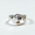 7.5号 ティファニー TIFFANY&amp;Co. リング・指輪 フック&amp;アイ シルバー925/K14ゴールド シルバー 750 ジュエリー アクセサリー