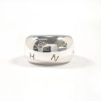 13号 シャネル CHANEL リング・指輪 ロゴ ワイド アルファベット ヴィンテージ シルバー925 アクセサリー 新品仕上げ済み