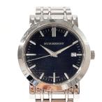 バーバリー BURBERRY 腕時計 BU1364 ステンレススチール シルバー クオーツ ブラック ラウンド