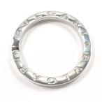 ブルガリ BVLGARI キーリング キーホルダー ペンダントトップ ロゴ シルバー925 新品仕上げ済み