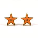 シャネル CHANEL イヤリング ココマーク スター 星型 GP ゴールド 01 P 2001年製 ヴィンテージ アクセサリー