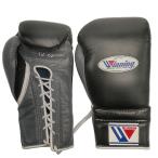 12オンス MS-400-BLKGRY1 ウイニング ボクシンググローブ ひも式 winning boxing gloves 12oz