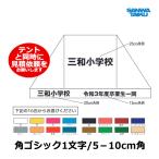 三和体育 かんたんテント用文字入代 5〜10cm角 S-9235 ＜2024CON＞