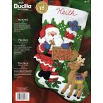 Bucilla North Pole フェルトアップリケストッキングキット 85177