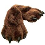 Wishpets 12 Furry Grizzly Bear Slippers Plush Toy by Wishpets