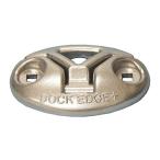 (Flip Up Ring  3"  Aluminum  Polished) - Dock Edge Flip Up Dock Cleat